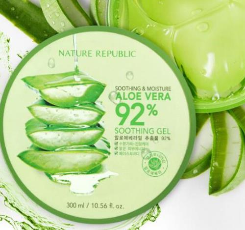 韓國(guó)植物護(hù)膚品排名,自然樂(lè)園蘆薈舒緩保濕凝膠護(hù)膚痘痘肌膚